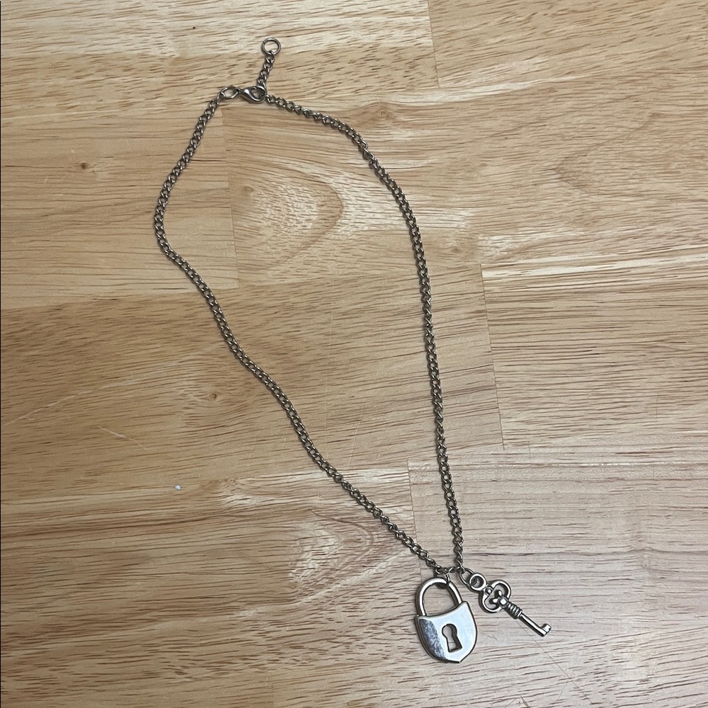 Lock and Key Necklace